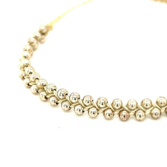 Pura Vida Silver Beaded Beige Bracelet - Picture 3 of 4
